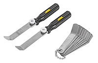 Premium 10-Blade Feeler Gauge Kit 0.015 in. to 0.035 in. (0.381mm to 0.889mm)