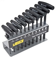 T-Handle Hex Key Set Metric