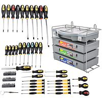 Screwdriver Set 69 Piece & Fastener Kit 1200 Piece