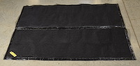 Under-Car Garage Floor Mat with Grids [64 in. x 8.5 ft., Black]