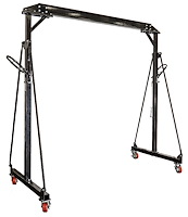 Adjustable Height Gantry Crane 1-Ton