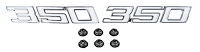 350 Fender Emblems for Select 1969-1972 GM Vehicles