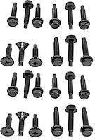 Door Hinge Bolt Kit Fits Select 1966-1967 Buick, Chevrolet, Oldsmobile and Pontiac Models