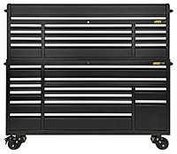 72 in. Rolling Tool Cabinet and Upper Tool Chest Kit [14-Drawer Tool Cabinet and 12-Drawer Upper Tool Chest]