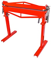 Sheet Metal Bending Brake with Stand [Bends 18 Gauge Sheet Metal up to 36 in. Wide]