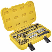 Socket Set, 3/8 in. & 1/4 in. Drive [SAE/Metric 52-Piece]