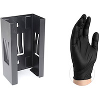 Magnetic Glove Dispenser and Large Nitrile Gloves