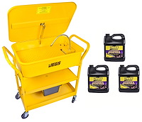 20-Gallon Portable Parts Washer & Cleaning Fluid Kit