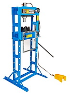 20-Ton Hydraulic Shop Press w/Air Operated Foot Pedal