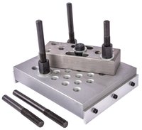 Universal Press Support Plate Set, Black [14 Pieces]