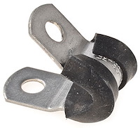 Stainless Steel Cushion Clamps [Fits 3/16 in. O.D. Hard Line]