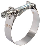 T-Bolt Hose Clamp 2.660" to 2.970" ID