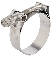 T-Bolt Hose Clamp 2.060" to 2.370" ID