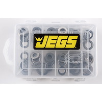 Stainless Steel Washer Assortment 125 Pieces with Case