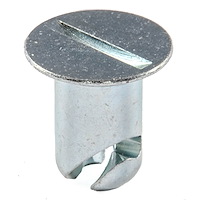 Quarter-Turn Fastener Buttons 3/8 in. Slotted Flush-Head