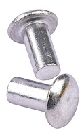 Low-Profile Domed Head Solid Rivets [1/8 in. Diameter]