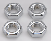 Chrome Plated Steel Jam Nuts 5/16"-24 LH