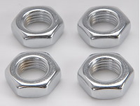 Chrome Plated Steel Jam Nuts 7/16"-20 LH