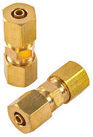 Compression Unions for Nylon Line to Nylon Line [1/4 in. Thread Size]