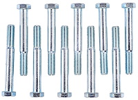 Hex Head Bolts, 3/8 in.-16 x 3 in. UHL, Carbon Steel, Grade 5 [Set of 10]