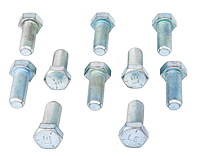 Hex Head Bolts, 1/2 in.-20 x 1 1/4 in. in. UHL, Carbon Steel, Grade 5 [Set of 10]