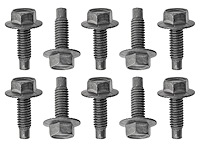 Body Bolt, GM Style 5/16 in.-18 x 1 in. [1/2 in. Indented Hex Head with Loose Washer]