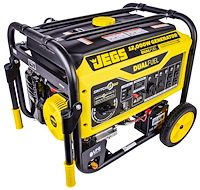 12,000 Watt Premium Dual Fuel Portable Generator, Operates on Gasoline or Liquid Propane Gas [Electric Start]
