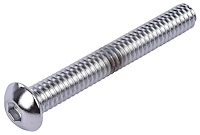 Button Head Socket Cap Screw [1/4 in. -20 Thread x 2 in. Length]