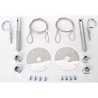 Hood and Deck Lid Pin Kit With Safety Clips & Lanyard