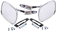 Manual Side View Mirror Kit for 1968-1972 GM Cars [Divet-Style Pivot End]