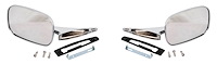 GM Side View Mirror Kit Fits Select 1968-1972 GM Cars [Rounded-Style Pivot End]
