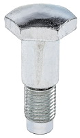 Seat Belt Anchor Bolt Fits Select 1964-1966 GM Models [Chrome, 1 1/2 in.]