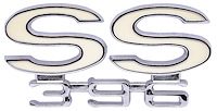 SS 396 Rear Panel Emblem for 1966 Chevrolet Chevelle SS 396