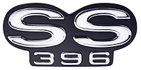 SS 396 Rear Panel Emblem for 1967 Chevrolet Chevelle SS 396
