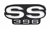 SS 396 Rear Panel Emblem for 1968 Chevrolet Chevelle SS 396