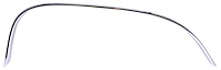 Rear Wheel Well Molding for 1965 Chevrolet El Camino [Left/Driver Side]