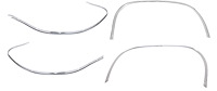 4-Piece Wheel Well Molding Kit for 1967 Chevrolet Chevelle