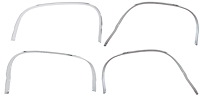 4-Piece Wheel Well Molding Kit for 1970-1972 Chevrolet El Camino