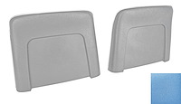 Bucket Seat Backs Fits Select 1968 GM Models [Light Blue, Pair]