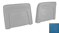 Bucket Seat Backs Fits Select 1968 GM Models [Medium Blue, Pair]