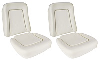 Bucket Seat Foam Set Fits 1967-1968 Chevrolet Camaro w/Standard Bucket Seat [Pair]