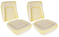 Bucket Seat Foam Set Fits 1967-1968 Pontiac Firebird w/Standard Bucket Seat [Pair]