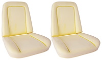 Bucket Seat Foam Set Fits Select 1971-1974 Chevrolet, GMC Trucks [Without Wires] Pair