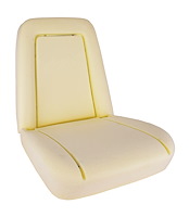 Bucket Seat Foam Fits Select 1969-1970 Chevrolet, GMC Trucks [With Wire]