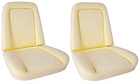 Bucket Seat Foam Set Fits Select 1971-1974 Chevrolet, GMC Trucks [With Wire] Pair
