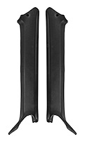 Pillar Pads for 1968 Chevrolet Camaro Coupe [Black, Vinyl-Wrapped]