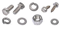 Radiator Support Fastener Kit for 1954-1955 Chevrolet, GMC Truck [Natural Stainless Steel]