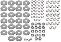 Rear Fender Fastener Kit for 1967-1972 Chevrolet, GMC Truck, Suburban [Truss Head Bolts, Natural Stainless Steel]