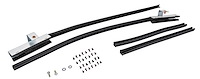 Quarter Glass Run Channel Conversion for 1968 Chevrolet Chevy II, 1969-1972 Chevrolet Nova [2-Door Sedan, Without Chrome Bead]