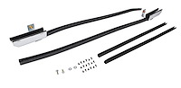Quarter Glass Run Channel Conversion for 1973-1974 Chevrolet Nova [2-Door Sedan, Without Chrome Bead]